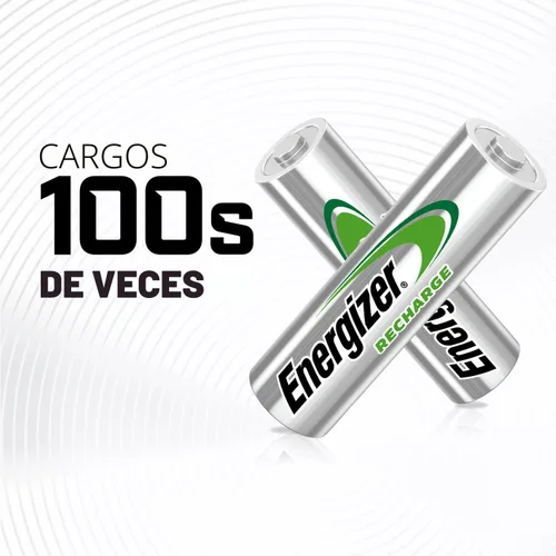 Vista 3 de Energizer Recarga pilas AA recargables universales (paquete de 16), baterías recargables dobles A