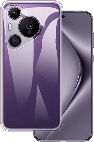 Vista 2 de Funda y cordón para Pura 70 Pro 5G - transparente+negro Funda transparente + cordón azul