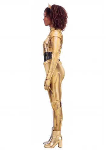 Vista 3 de Disfraz de Mujer C3PO de Star Wars Multicolor