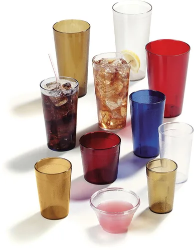 Vista 6 de Vasos de plástico apilables resistentes a rotura Carlisle 5501-8154 , Transparente, 1