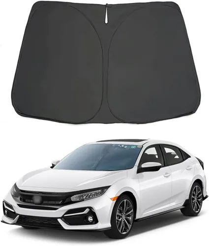 Vista 10 de Parasol plegable para parabrisas delantero de automóvil, protector de parasol de ajuste personalizado para Honda CR-V 2012 2013 2014 2015 2016