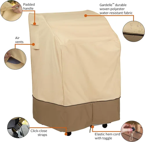 Vista 14 de Classic Accessories Cubierta para parrilla de barbacoa resistente al agua de 24 pulgadas Veranda
