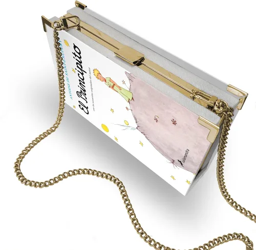 Vista 5 de Libro Clutch El principito - Antoine De Saint-Exupery - Monedero único hecho a mano
