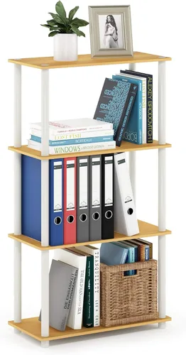 Vista 48 de Furinno Turn-N-Tube Organizador de encimera de cocina, estante organizador de encimera de esquina de 2 niveles, estante esquinero, para cocina