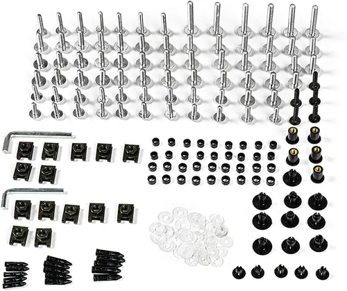 Vista 9 de Kit de pernos de carenado para Honda CBR650F 2014 2015 2016 2017 2018 Tornillos de carenado - Negro