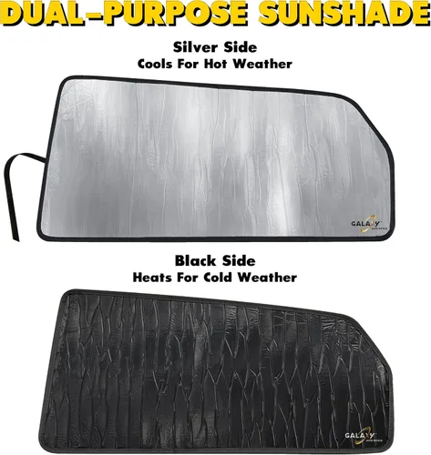 Vista 5 de Protector Solar a Medida para Ventanas Traseras Laterales de 2ª Fila (2 piezas) para 2008 2009 2010 2011 2012 2013 2014 2015 2016 2017 2018 Chrysler