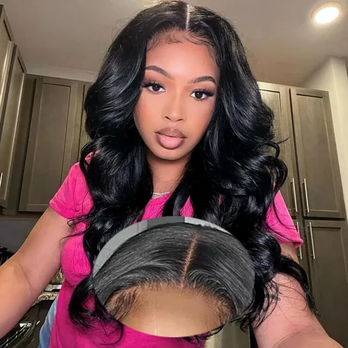 Vista 22 de Highlight Pelucas de Encaje Frontal 13x6 Cabello Humano Rubio Miel Ombré Ondas Profundas Pelucas de Encaje Frontal Cabello Humano para Mujeres