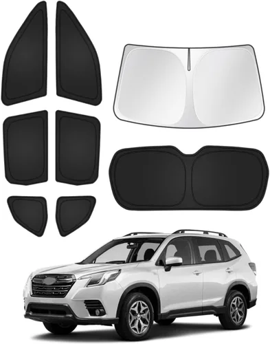 Vista 39 de T TGBROS Parasol para parabrisas para BMW X1 F48 2016 2017 2018 2019 2020 2021 2022 para ventana de automóvil, con bloqueo UV grueso y opaca