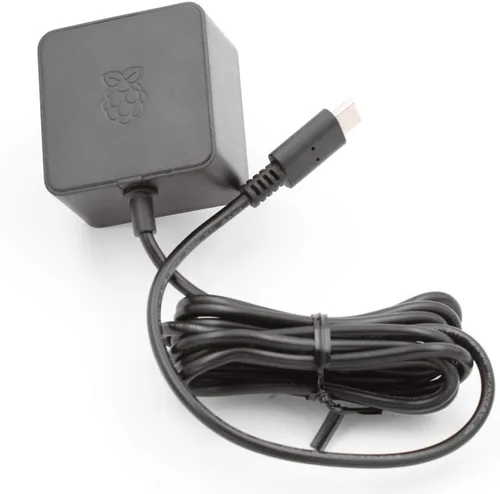 Vista 5 de Raspberry Pi Fuente de alimentación USB-C de 15W US - Negro