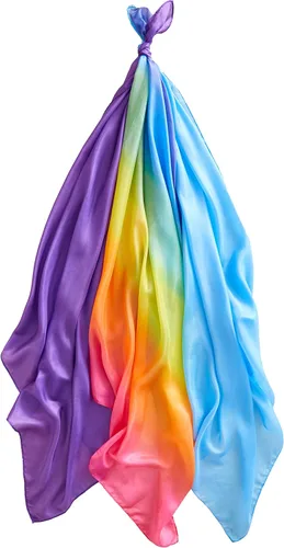 Vista 20 de Sarah's Silks cobija para juegos reforzada, S, Arcoiris (Rainbow)