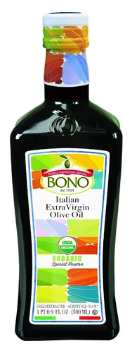 Vista 3 de BONO Aceite de oliva virgen extra orgánico 100% italiano, paquete de 3