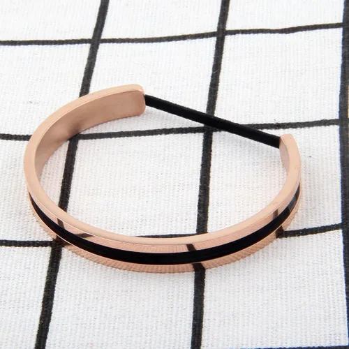 Vista 4 de Zuo Bao - Brazalete con mensaje inspirador, cierre de cordón