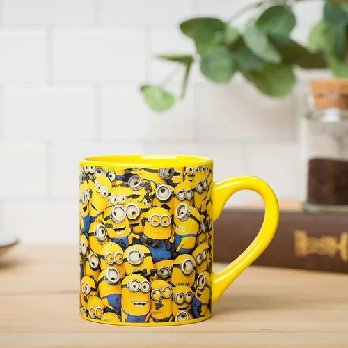 Vista 5 de Silver Buffalo Despicable Me Cluttered Minions - Taza de cerámica, 14 onzas