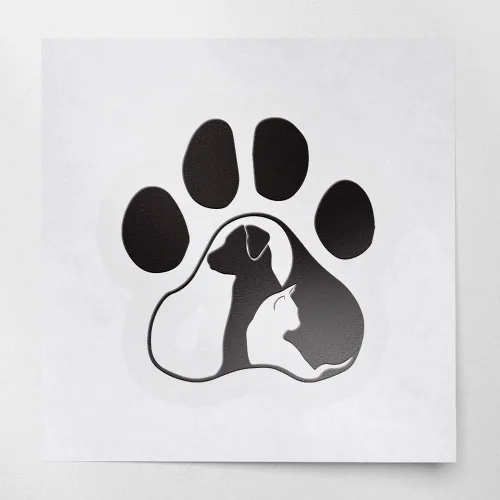 Vista 22 de Adhesivos adhesivos de pata de perro y gato 2 (azul celeste) (juego de 2) calcomanías de vinilo impermeables de alta calidad para laptop, teléfono