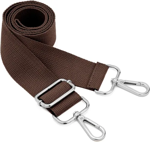 Vista 10 de Correa de Bolso de Hombro Ancha de Repuesto Ajustable Cinturón de Lona Bolso Cruzado Bolso de Mano