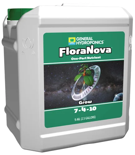 Vista 2 de General Hydroponics FloraNova Family: Grow and Bloom - Fertilizantes líquidos base, botellas de 1 pinta