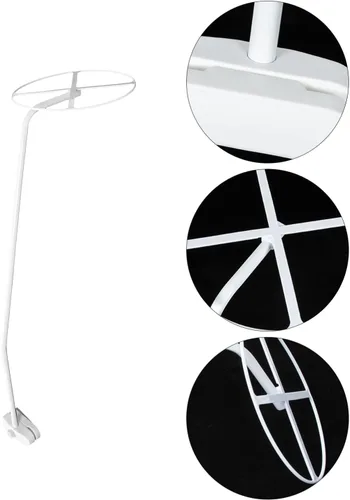 Vista 6 de Kisangel Soporte para toldo de cuna con soporte de clip para cama de bebé, cuarto de bebé, accesorio de protección contra mosquitos