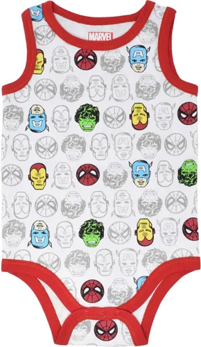 Vista 4 de Marvel Vengadores Capitán América Iron Man Hulk Baby 5 Pack Body
