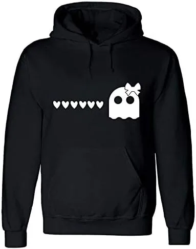 Vista 4 de Miacanvas Game Couple Classic Arcade Gaming Couple Matching Comfy Hoodies Set Black