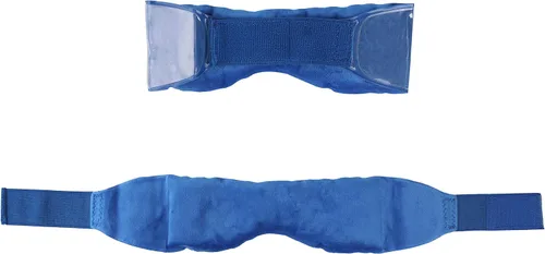 Vista 5 de FOMI Care - Bolsa de hielo para mandíbula y frente fría y caliente Envoltura de cuentas de gel flexible para ATM, muelas del juicio, cirugía oral