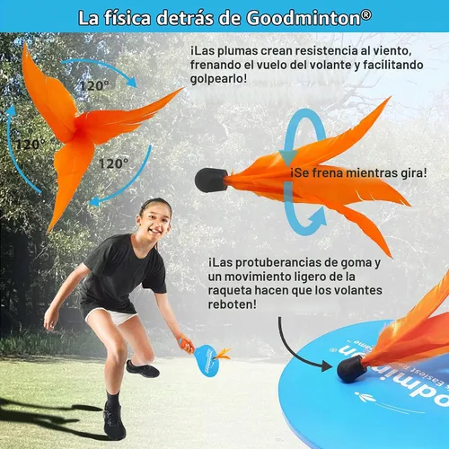 Vista 4 de Goodminton - The World's Easiest Racquet Game 6 Extra Birdies