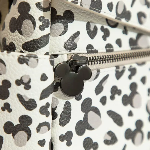 Vista 4 de Freshly Picked Mini mochila clásica convertible para pañales, Mickey Leopardo, talla única , Clásico