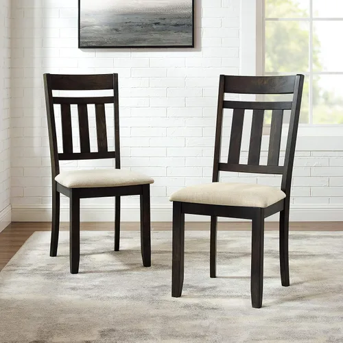 Vista 2 de Crosley Furniture Hayden - Sillas de comedor con respaldo de listones