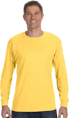 Vista 2 de Jerzees Dri-Power Camiseta de manga larga, paquete múltiple, para hombre