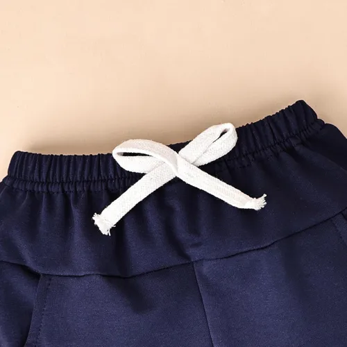 Vista 15 de Ropa de otoño e invierno para bebé, trajes de niño pequeño, sudadera de manga larga, sudadera de retazos y pantalones, 2 piezas, 12 meses a 5 años