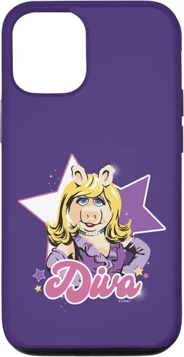 Vista 26 de Funda para iPhone 16 Disney The Muppets Miss Piggy Diva Retrato