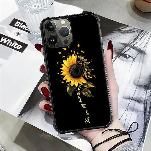Vista 676 de Funda compatible con iPhone 15, diseño de elefantes africanos, diseño increíble a prueba de golpes, antiarañazos, carcasa trasera de policarbonato