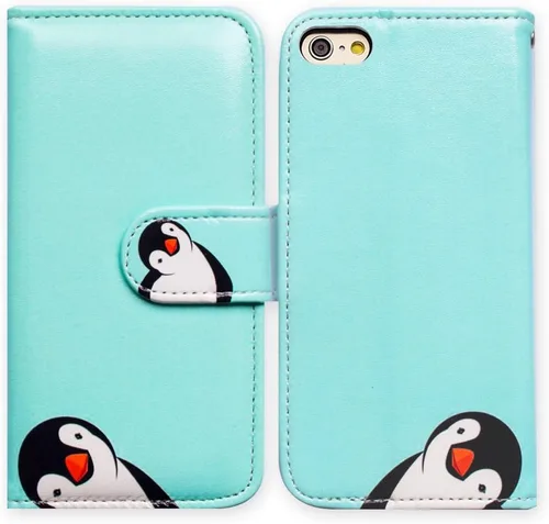 Vista 19 de Bcov Funda para iPhone SE 2022/iPhone SE 3ª Gen/iPhone SE 2020, Funda de piel con tapa de gato blanco y gato negro con ranura para tarjeta con Gato