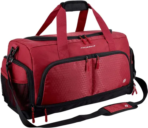 Vista 9 de Bolsa de gimnasio definitiva 2.0: La bolsa de lona duradera diseñada por la comunidad con 10 compartimentos óptimos, incluyendo bolsa resistente al
