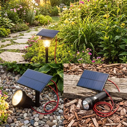 Vista 7 de 3 unids mini panel solar DC 6V polisilicio módulo cargador solar DIY sistema kits con cable de 11.8 in