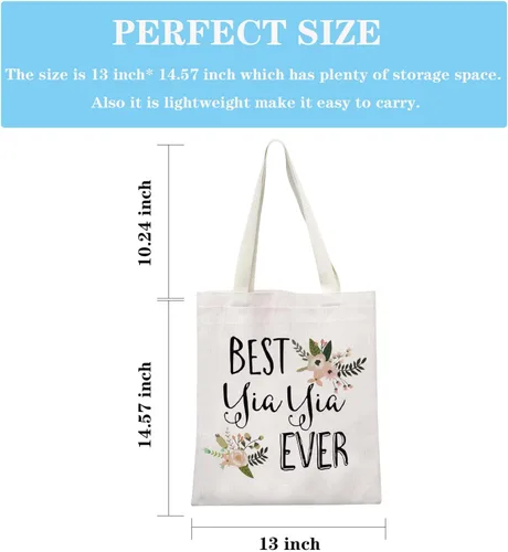 Vista 3 de GJTIM Yiayia Gift Best Yiayia Ever Gift Grandma Toiletry Travel Bag Gift for Grandma Toiletry Travel Bag Gift for Grandma