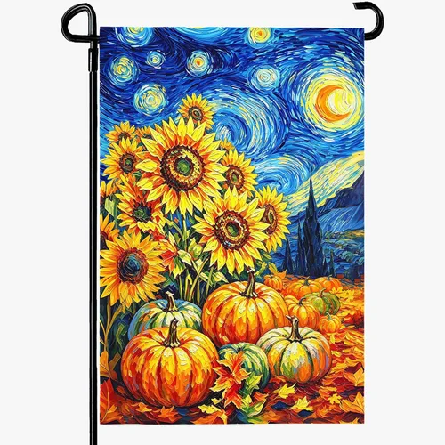 Vista 99 de Bandera de jardín floral de verano (bandera de jardín de águila del 4 de julio)