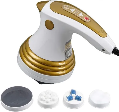 Vista 5 de ALisasin Masajeador de celulitis de mano 3D masajeador corporal eléctrico celulitis para brazo, pierna, cadera, vientre, masajeador profesional