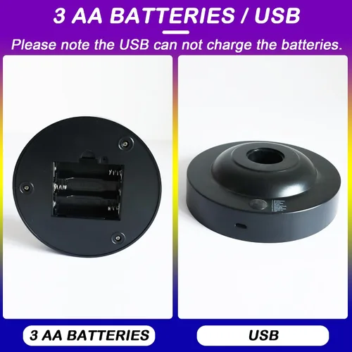 Vista 4 de Luz negra para árbol bonsái de 108 L, lámpara de árbol de hadas con ramas ajustables, árboles artificiales LED, USB y funciona