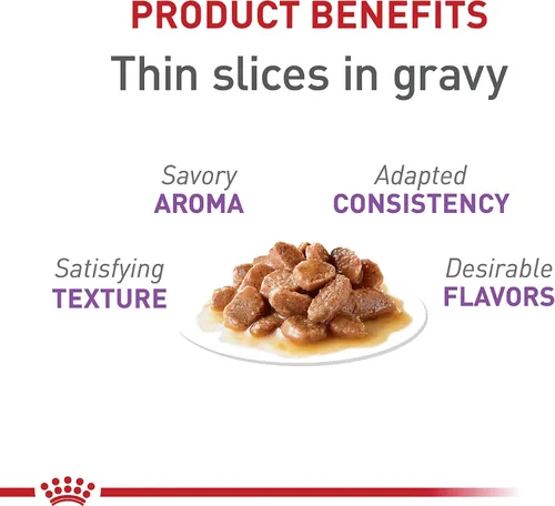 Vista 2 de Royal Canin Feline Care Nutrition Appetite Control Care Adulto Rebanadas Finas en Salsa Comida para Gatos, 3 oz (Paquete de 24)