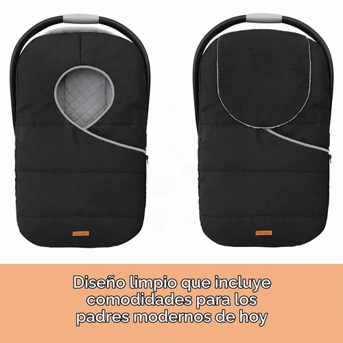 Vista 3 de liuliuby Fundas de asiento de automóvil de invierno para bebé, funda de asiento de automóvil infantil para bebé, accesorios Doona, toldo de forro