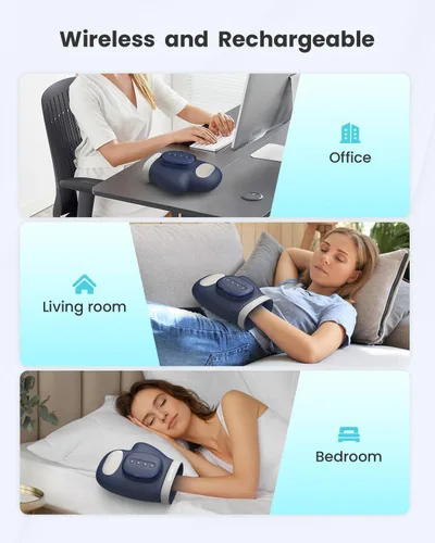 Vista 8 de COMFIER OMFIER - Regalos para el Día de la Madre para mujeres, mamá, masajeador eléctrico de manos más grande actualizado con calor y compresión