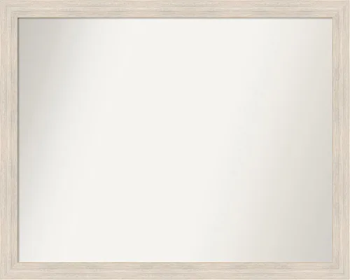 Vista 131 de Amanti Art Espejo personalizado, espejo de baño estrecho Alexandria White Wash, espejo de pared o espejo de tocador de baño sobre el fregadero