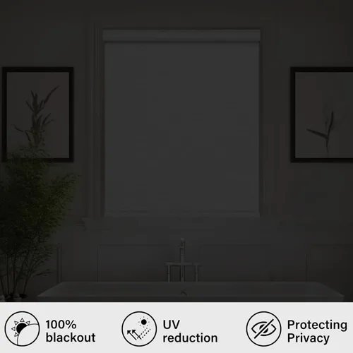 Vista 4 de Boolegon Persianas enrollables opacas para ventana, oscurecimiento de la habitación, con protección UV, aislamiento térmico, persianas abatibles
