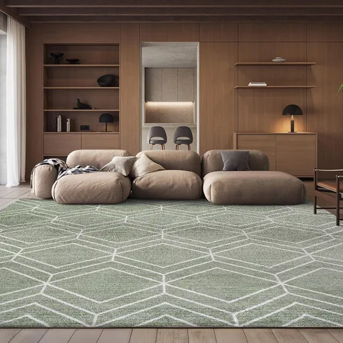Vista 7 de SAFAVIEH Adirondack Collection - Alfombra decorativa, 2 x 3 pies, color negro y marfil, diseño geométrico moderno, no desprende pelusa y de fácil