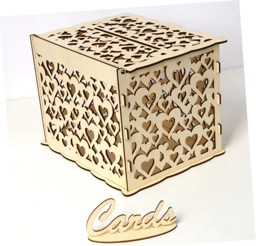 Vista 9 de USHOBE 3pcs Box Wedding Money Holder Alcancias De Dinero para Adultos Decorative Gift Container Piggy Bank for Adults Adult Piggy Bank Cajas De