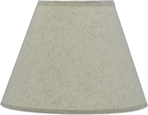 Vista 2 de Aspen Creative 32033A Pantalla de lámpara de construcción de araña con forma de imperio de transición en lino, 6 pulgadas superior x 12 pulgadas