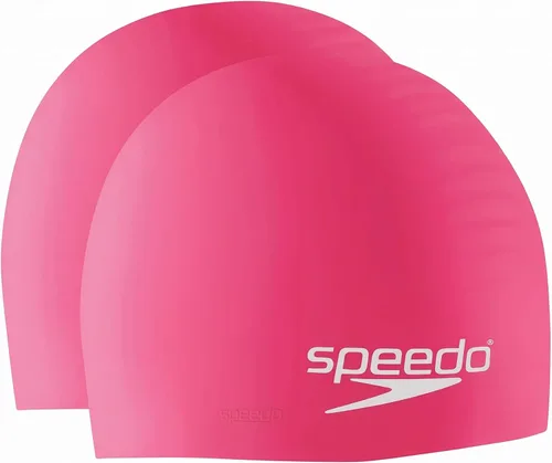 Vista 46 de Speedo - Gorra de natación, silicona sólida Negro