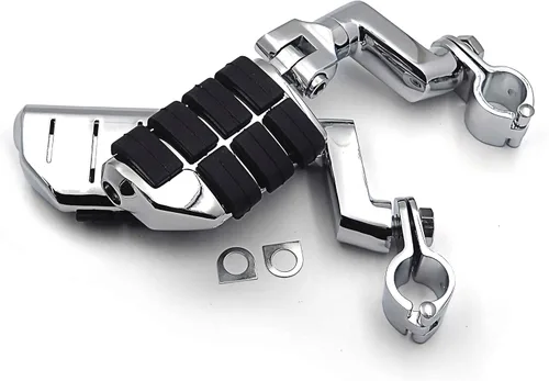 Vista 8 de XKH - Abrazaderas de autopista de 1 pulgada compatibles con V-STAR Roadstar KAWASAKI VULCAN cromadas [B010WLAUJ2]