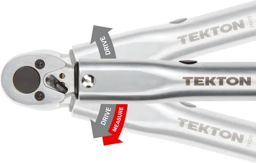 Vista 6 de TEKTON - 24320 - Llave de torsión de clavija de 1/4 pulgadas (20-200 pies- Lb. / 2.26-22.6 Nm)