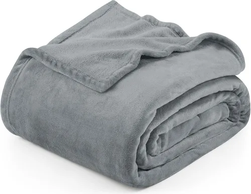 Vista 55 de Utopia Bedding Manta de forro polar negro, tamaño individual, ligera, mullida, suave, antiestática de microfibra (60 x 80 pulgadas)